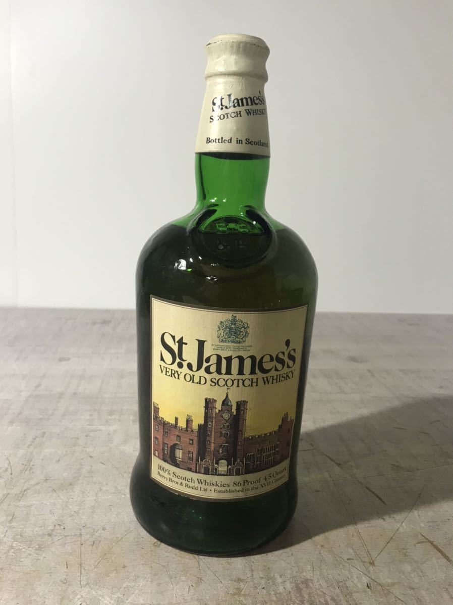 スコッチウイスキー 4本セット 古酒 1210-10 古酒 未開封 スコットランド製 スコッチウイスキー st.james's