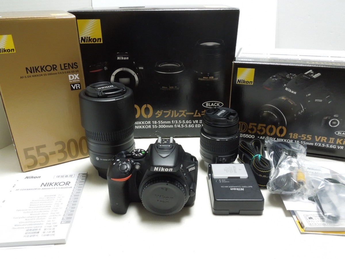 ダブルズームキット D5500 d5500 中古の通販 ⁄ Nikon(ニコン) デジタル 