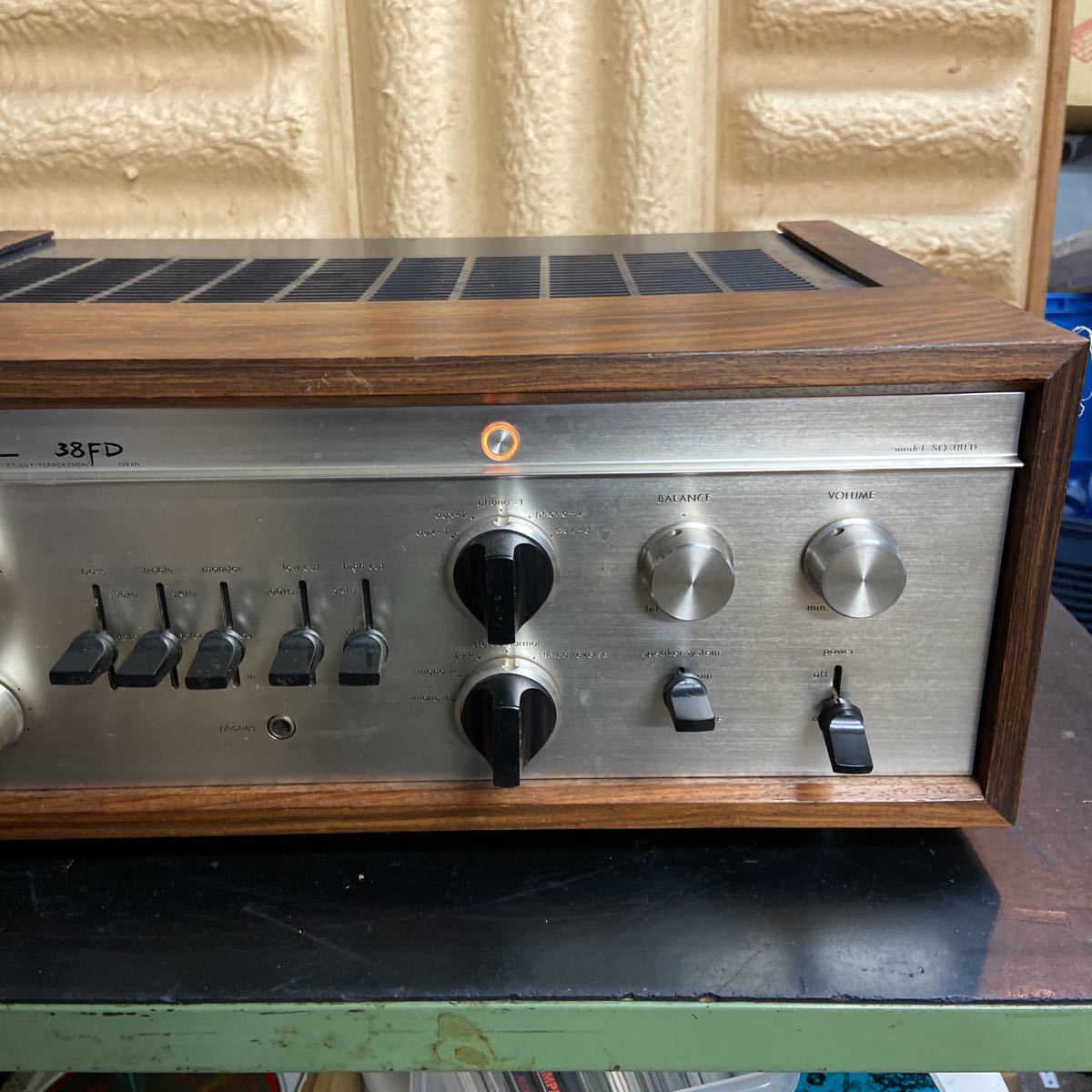 LUXMAN プリメインアンプ ラックスマン 真空管 アンプ SQ38FD 動作品