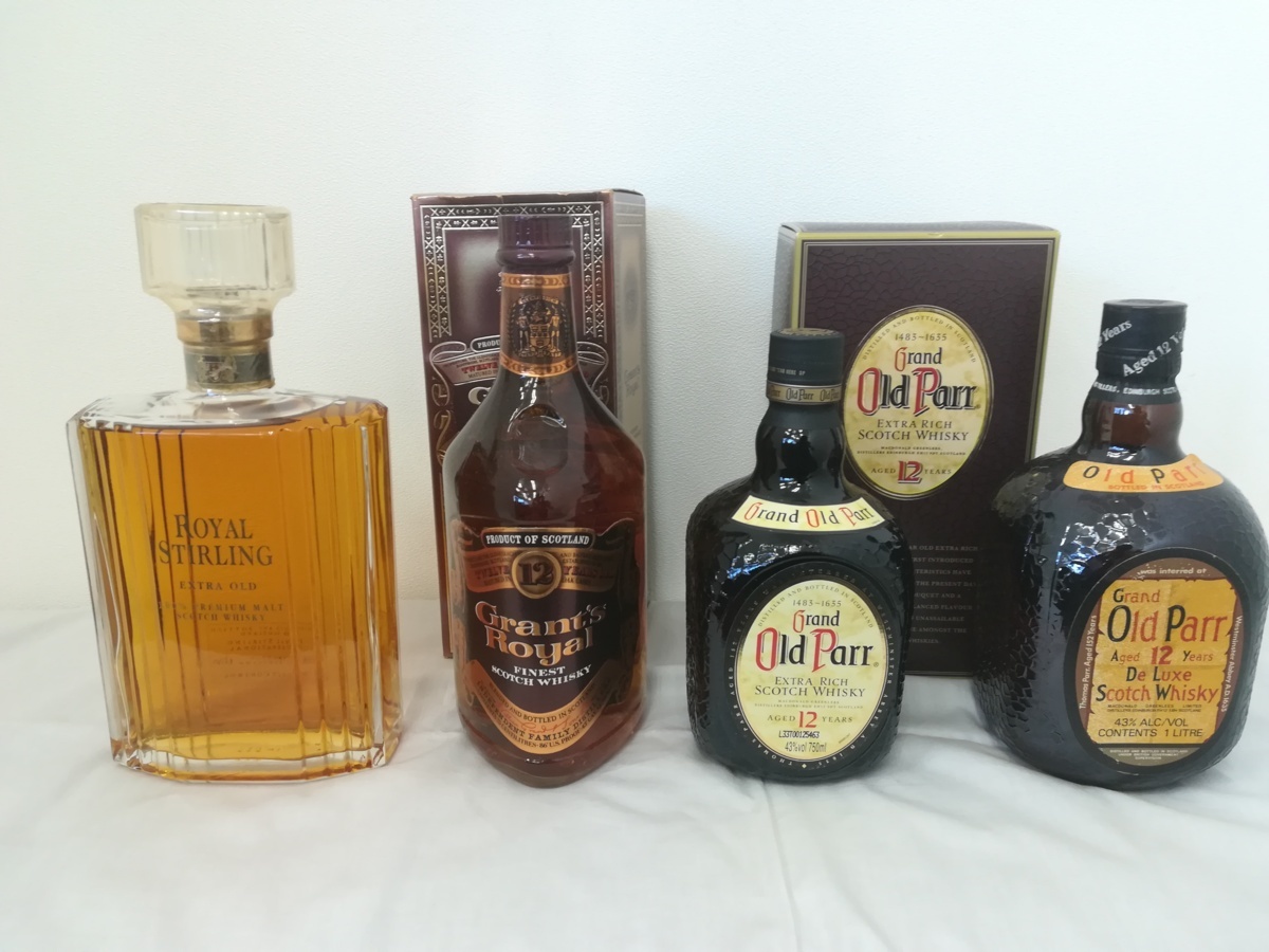 ネット買付 【スコッチウイスキー4本セット】ROYAL STIRLING EXTRA OLD