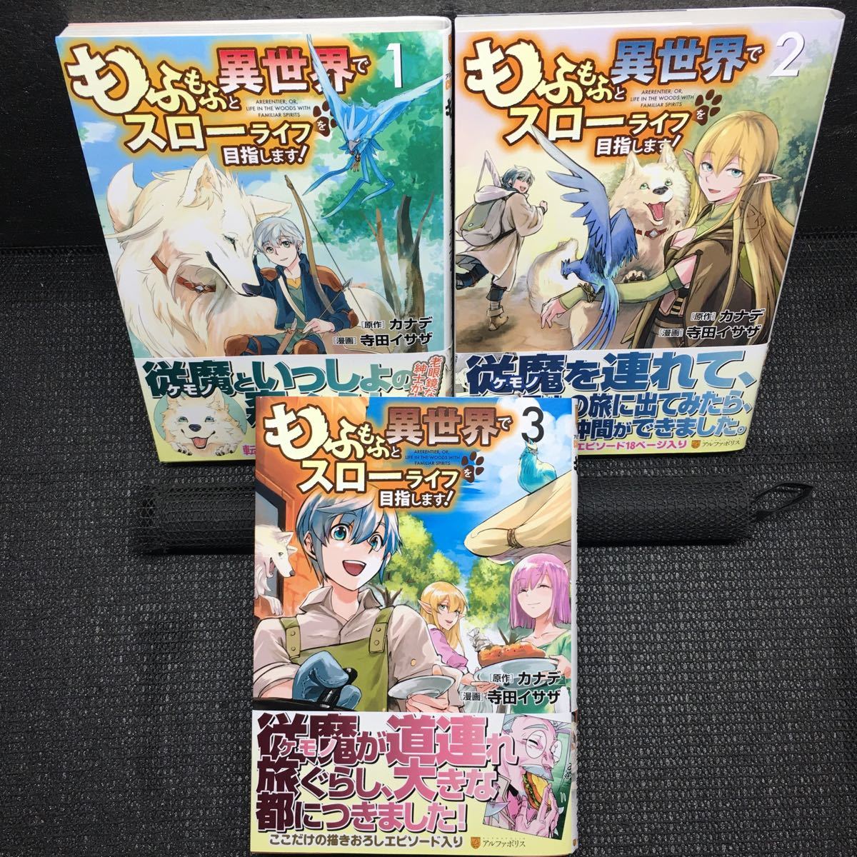 もふもふと異世界 スローライフを目指します 1 3巻セット 全初版帯付き カナデ 寺田イサザ 青年 売買されたオークション情報 Yahooの商品情報をアーカイブ公開 オークファン Aucfan Com