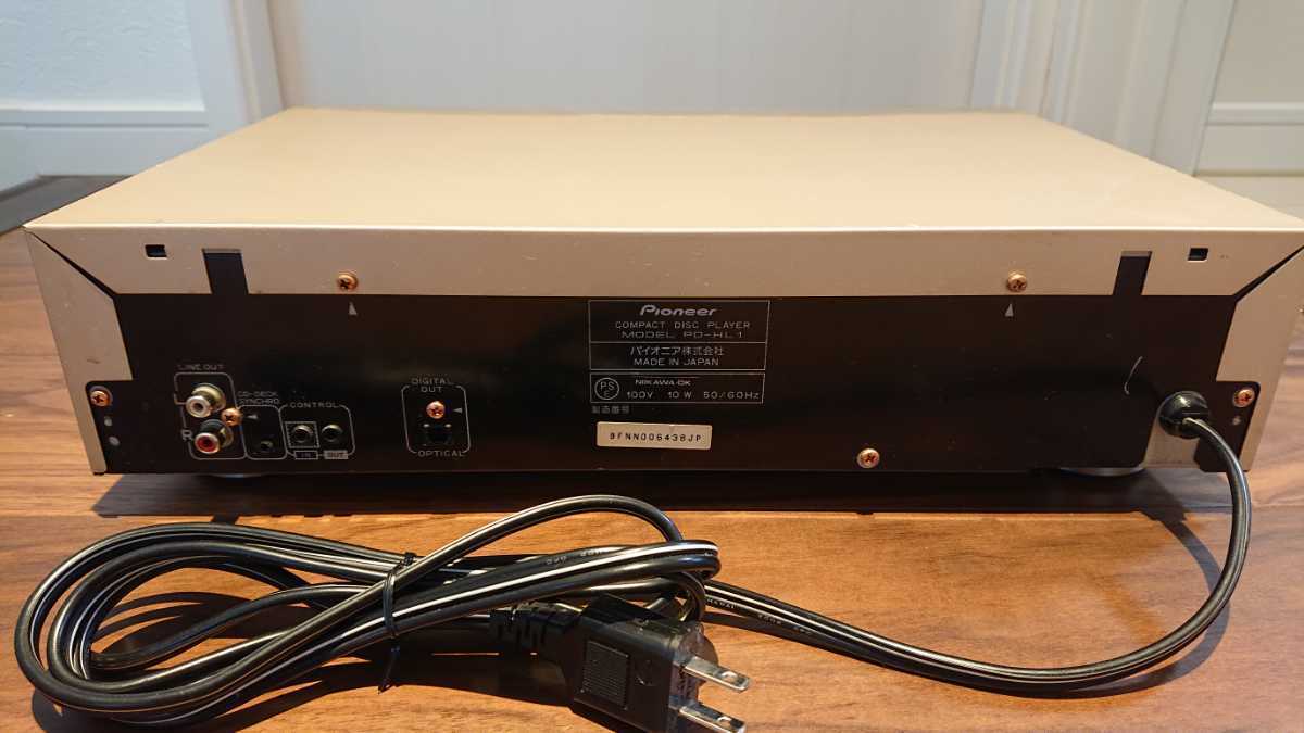 Pioneer パイオニア CDプレーヤー PD-HL1 ターンテーブル レガートリンク　ジャンク - PD-HL1 中古オーディオ [CDプレーヤー] パイオニア ＰＤ－ＨＬ１使用レポート