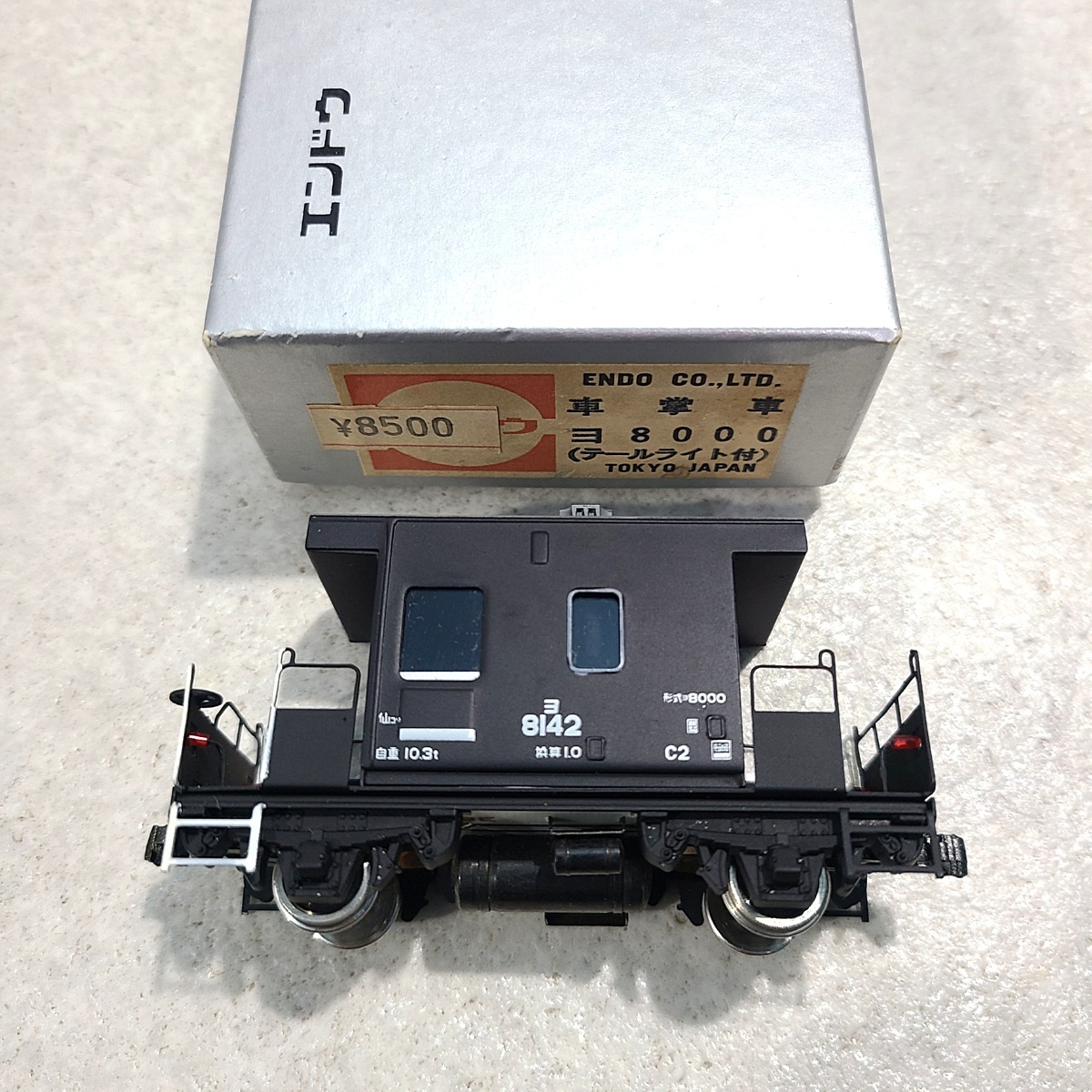 HOゲージ 車掌車 ヨ8000 鉄道模型 Yahoo!オークション エンドウ ヨ8000