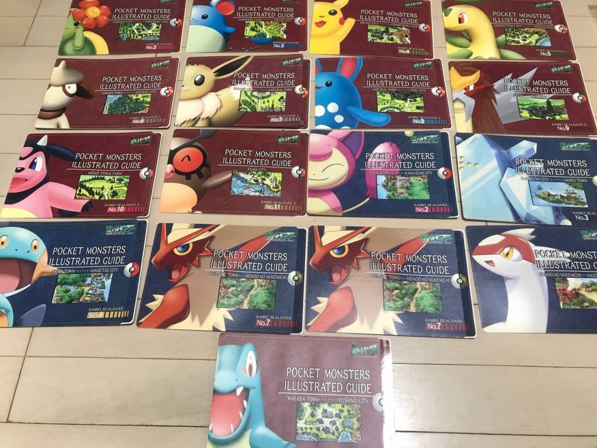 ポケモン ジャンボシールダス カードダス シールダス セミコンプ 