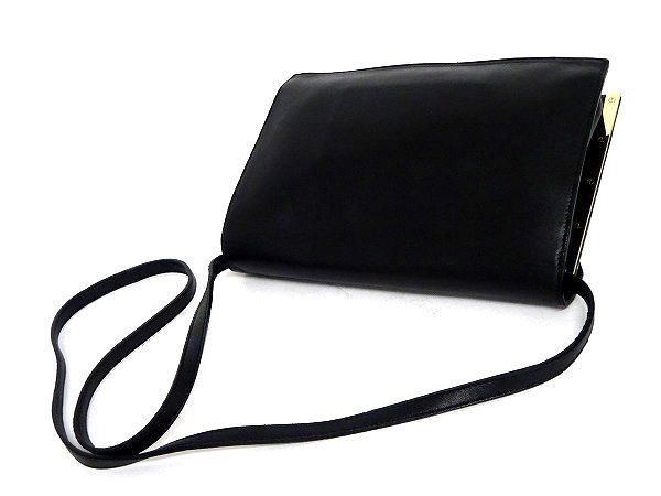 1円 □美品□ Chloe クロエ レイチェル レザー リボン ゴールド金具 