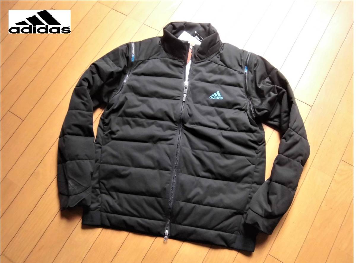 【人気SALE，セール】 アディダスGOLF 防風 保温/2WAY デタッチャブル中綿ジャケット BK/L(アディダス)｜売買されたオークション情報、yahooの商品情報をアーカイブ公開 - オークファン ジャンパー、ジャケット