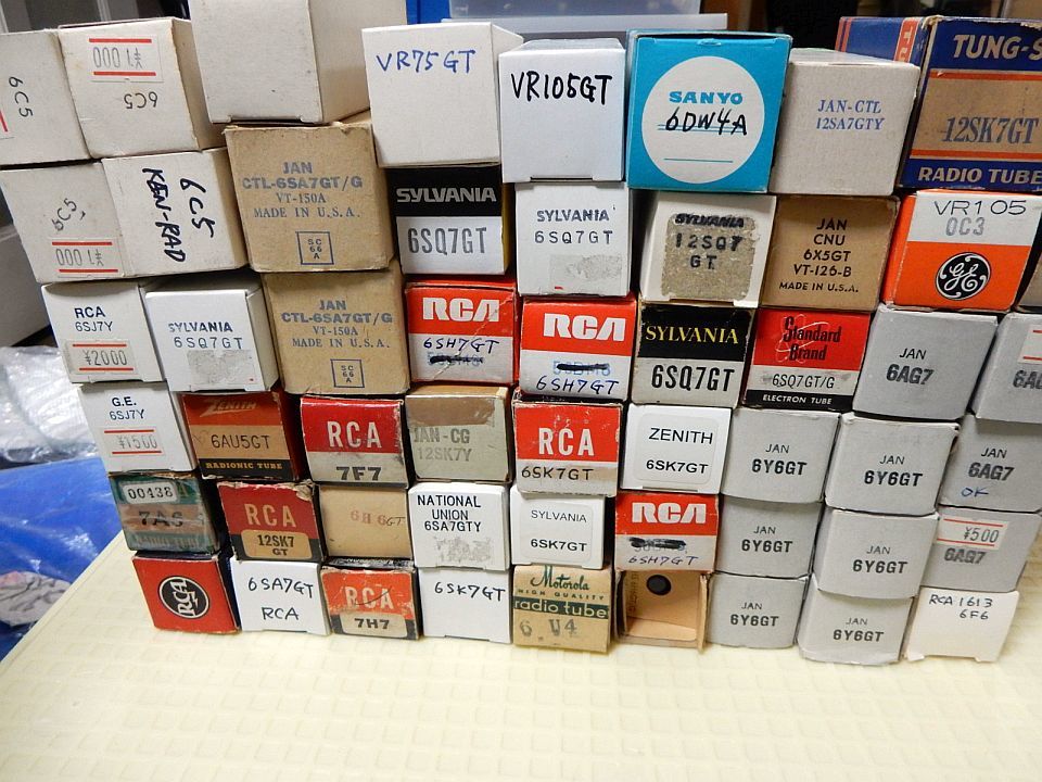 新品・正規品 【未使用品】オクタル真空管 いろいろまとめて約50本
