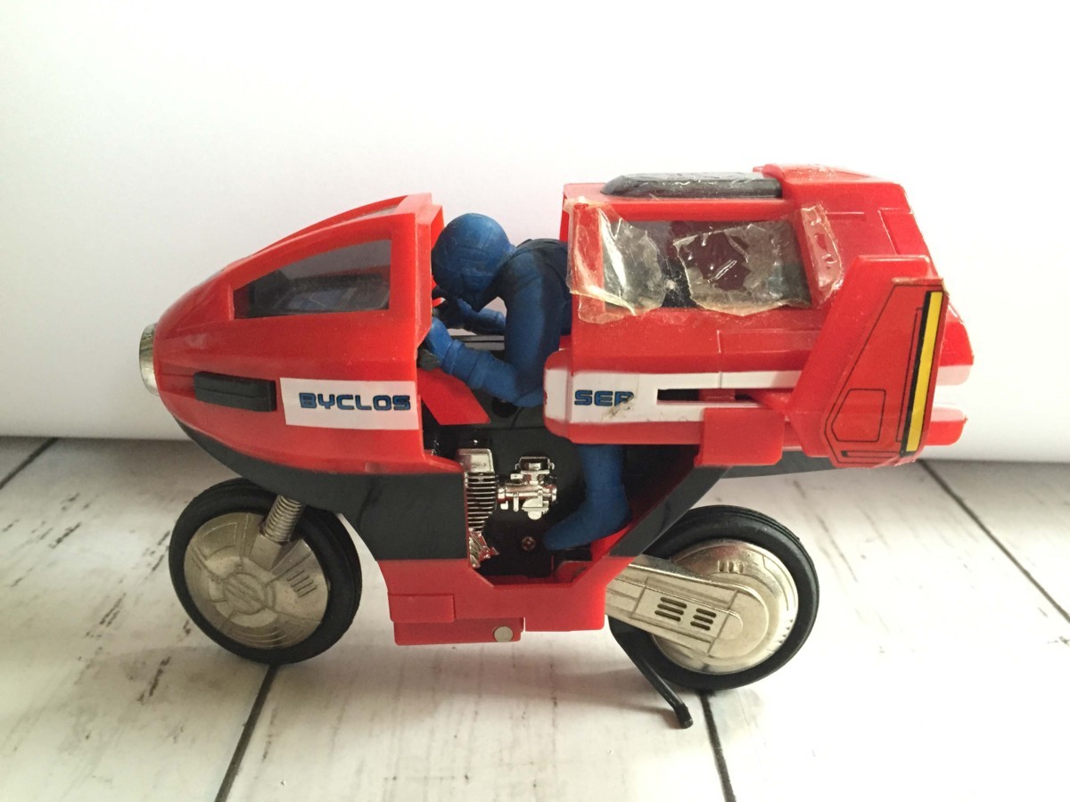 J*様 【当時物】バンダイ プラデラ バイクロッサー ケン 兄弟拳バイクロッサー □ 当時物 BANDAI バンダイ 兄弟拳 バイクロッサー DX 超合金