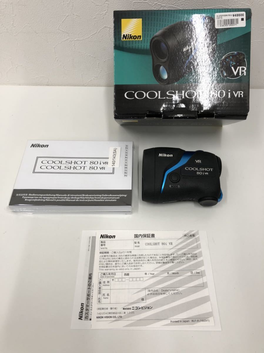 驚きの破格値 Nikon ニコン COOLSHOT クールショット レーザー距離計 ゴルフ golf 80i VR スポーツ 説明書付き 手ブレ補正 黒 ブラック スコープ(スコープ)｜売買されたオークション情報、yahooの商品情報をアーカ スコープ