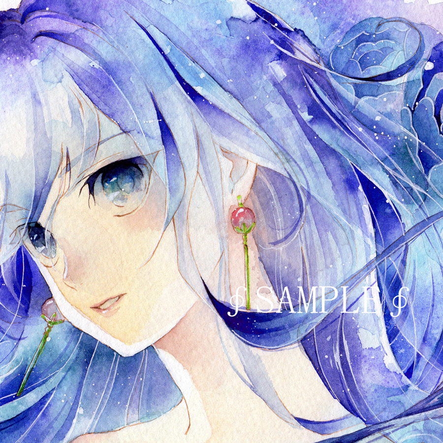 メーカー取寄せ 手描きイラスト・オリジナル 【Blue Apricot】