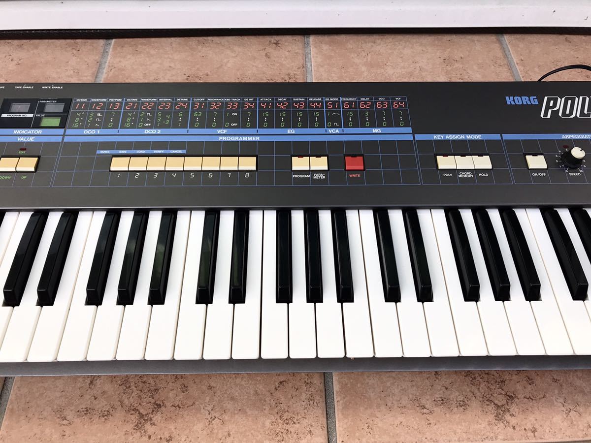 Poly-61 Korg | Palace – 0 【ジャンク】KORG シンセサイザー POLY-61