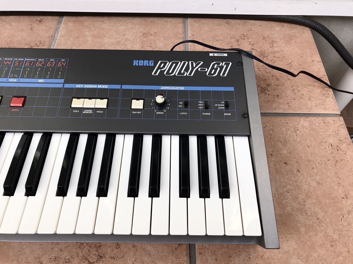 Poly-61 Korg | Palace – 0 【ジャンク】KORG シンセサイザー POLY-61