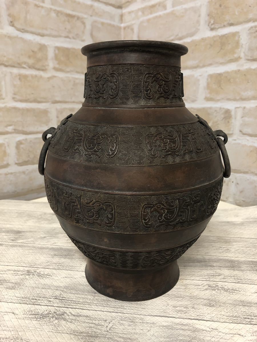 2026年最新Yahoo!オークション 花入(花器)の中古品 -茶道具 銅 唐銅花