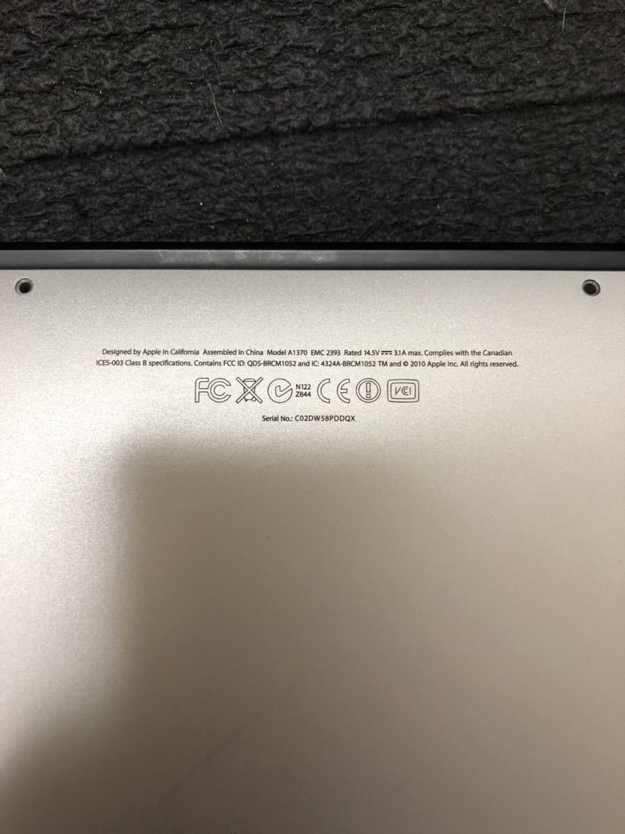 ジャンク】MacBook Air 11 インチ A1370 ③ Mac MacBook Air 【公式通販】