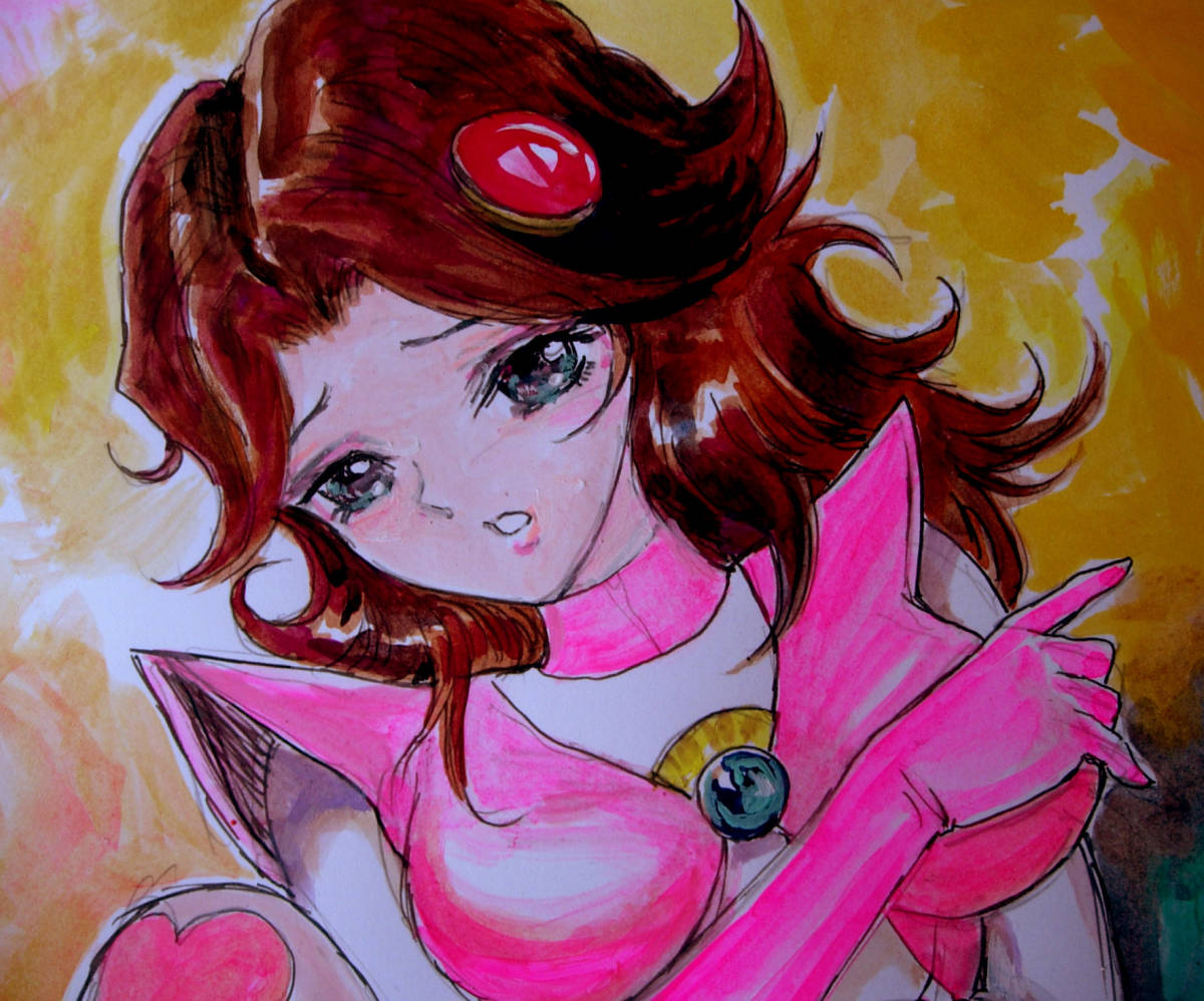 A782手描き同人イラスト、テッカマン・天地ひろみ(手描きイラスト