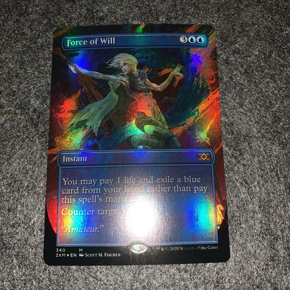 MTG 意志の力 拡張アート FOIL 英語版