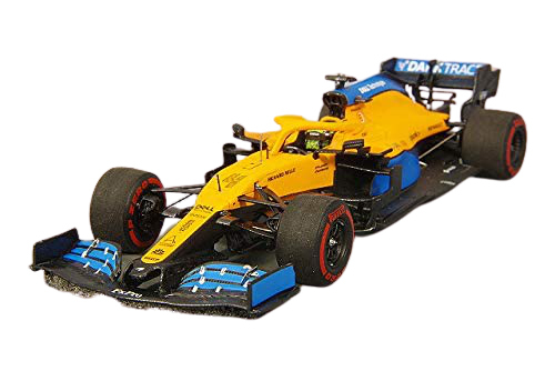 スパーク 1/43 マクラーレン MCL35 #4 バルセロナ テスト 2020 L