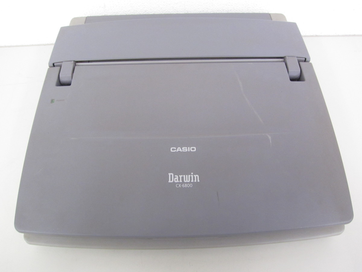 動作良好⁄FD保証有カシオ ワープロ ダーウィン CX-6800 CASIO 動作