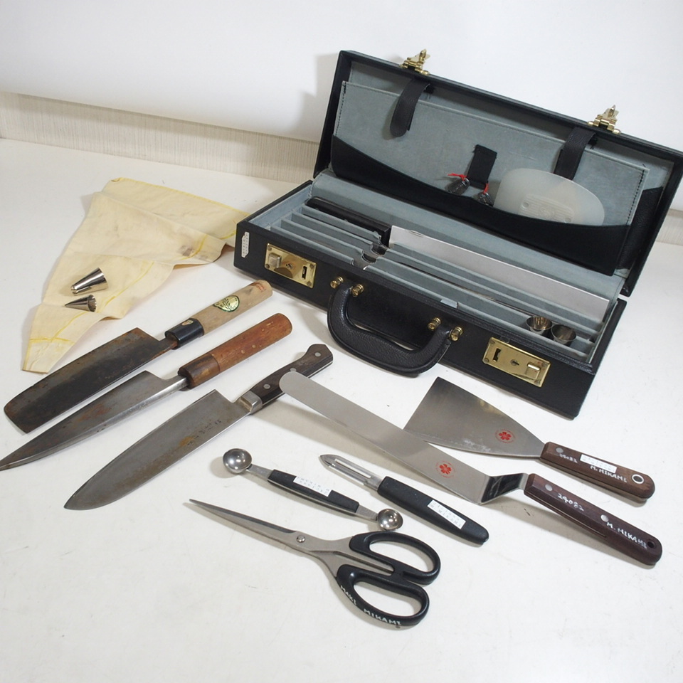 堺打刃物】本焼(白三鋼) 伝統工芸士野村祥太郎作 牛刀240mm 全鏡面