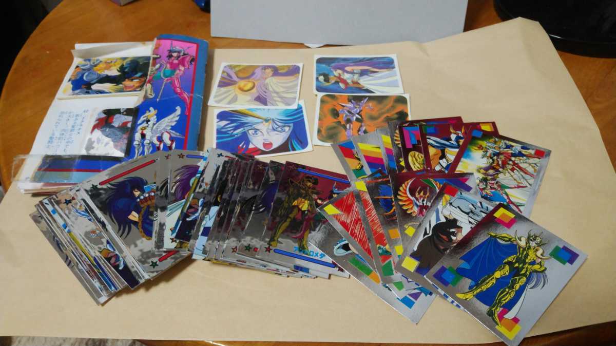 聖闘士星矢 - シール Yahoo!オークション 当時物 80年代 シール