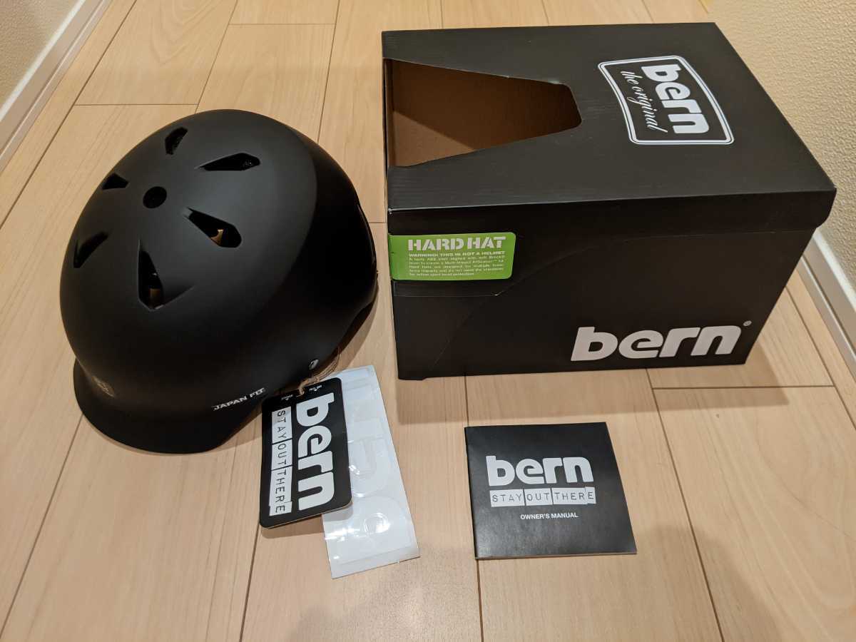 bern WATTS | ヘルメット バーン BIKE,JAPAN FITモデル ワッツ Lサイズ JAPAN - BERN FIT オールシーズンモデル bern(バーン) STORE