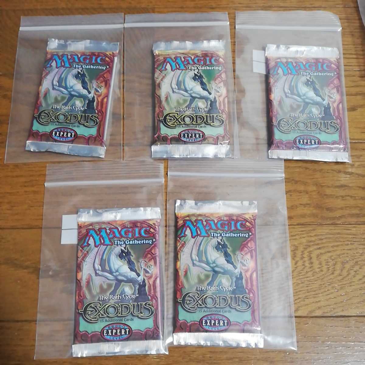 MTG エクソダス EXODUS ブースター パック 5パック 英語版 マジックザ 