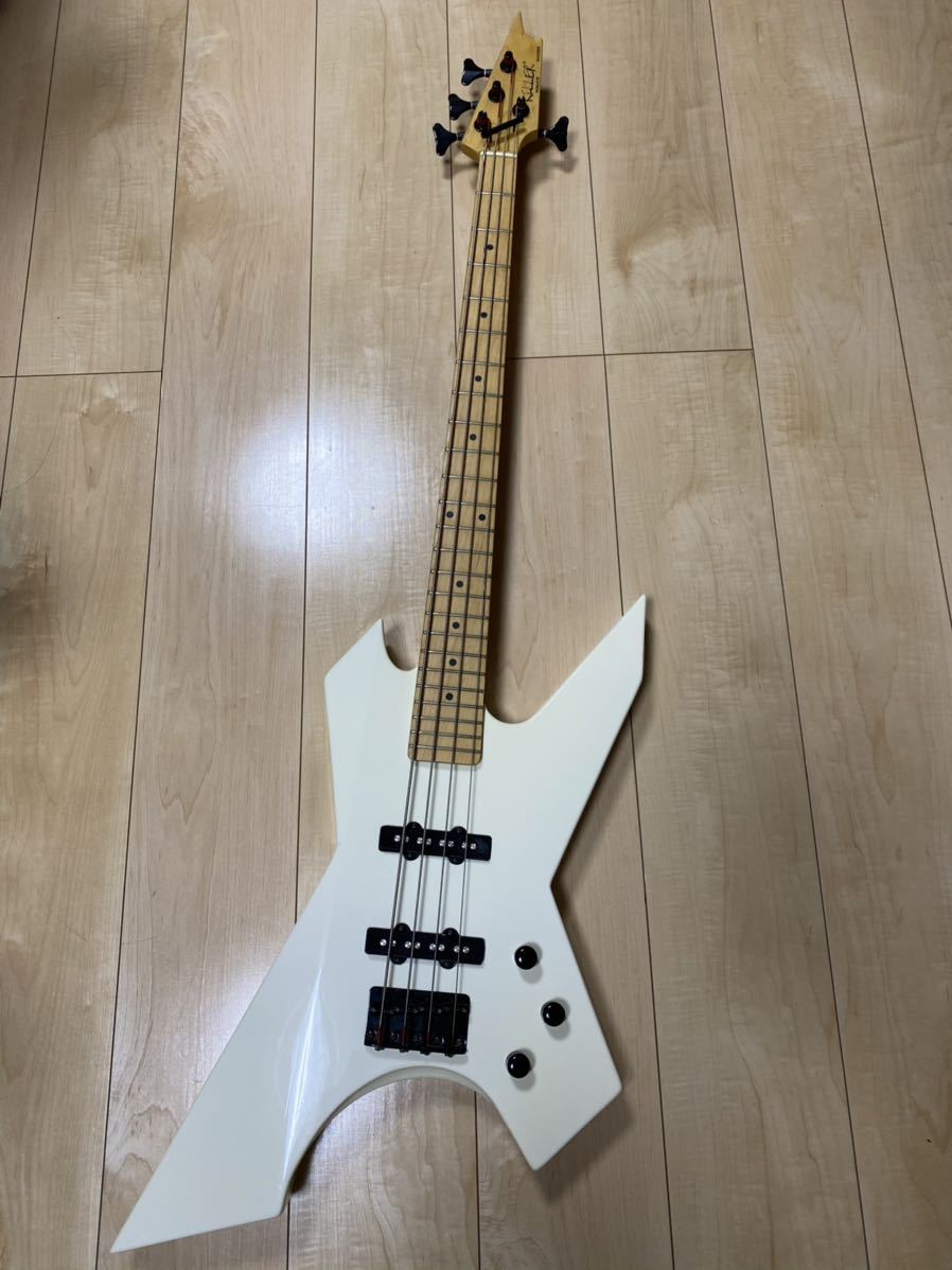  killer キラー dagger BASS ベース ホワイト(エレキベース本体)｜売買されたオークション情報、yahooの商品情報をアーカイブ公開 - オークファン その他