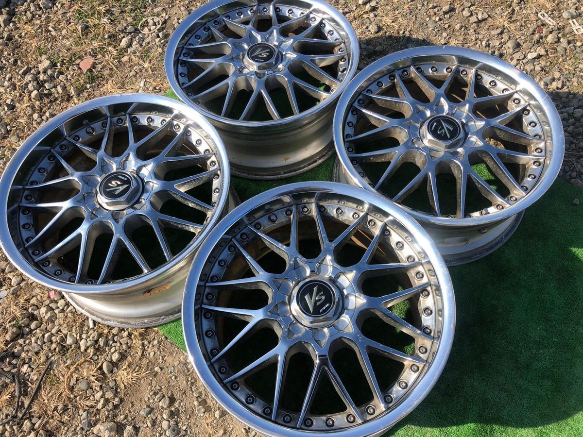 WORK VS-MX ワーク 18インチ ホイール 5H PCD114.3 8J 9J +45 +38 4本 