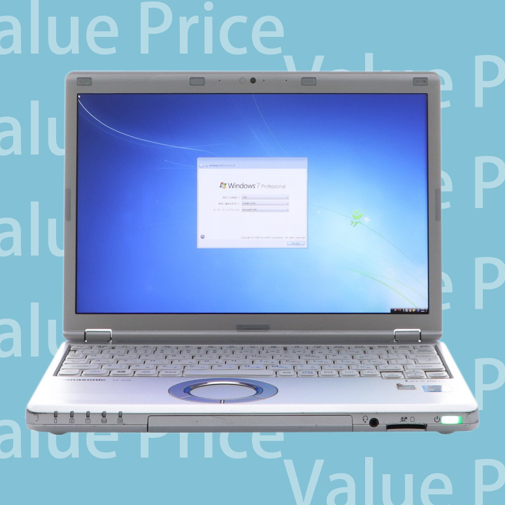 Panasonic Let'sNote SZ5 Corei5-2.4GHz(6300U)/8GB/256GB SSD/12.1