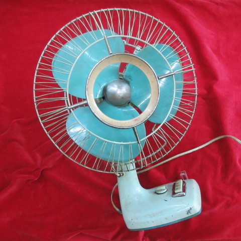 早川電機工業 SHARP レトロ 扇風機 グリーン羽根 扇風機 SHARP シャープ レトロ 当時物 昭和レトロ 早川電機 グリーン