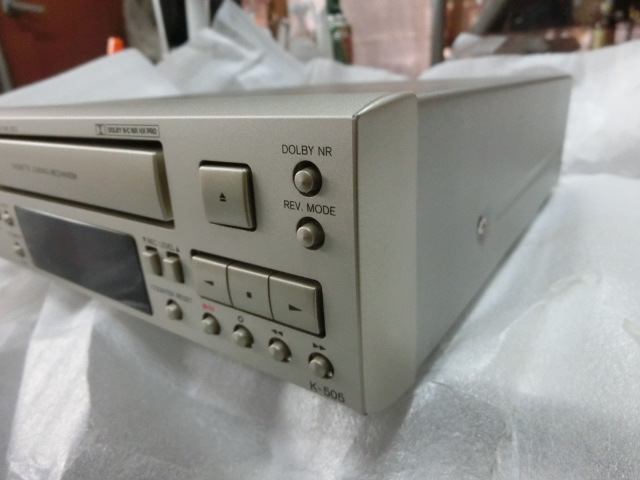 格安美品！整備済動作品 オンキョーOnkyo K-505 カセットデッキ送料