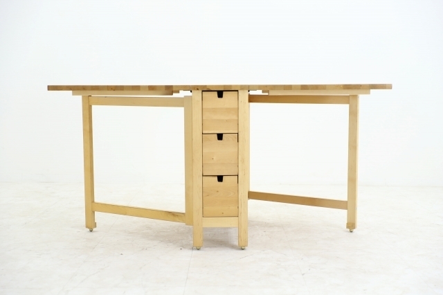 IKEA「NORDEN」ゲートレッグ テーブル バタフライテーブル ダイニング
