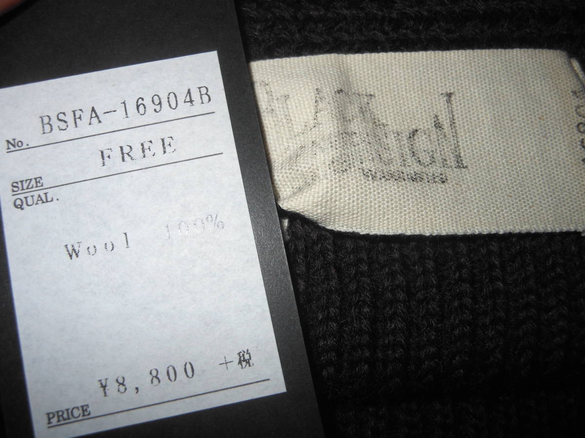 新品＊BLACK SIGN/ブラックサイン ニットキャップ ￥9,680-/warp 