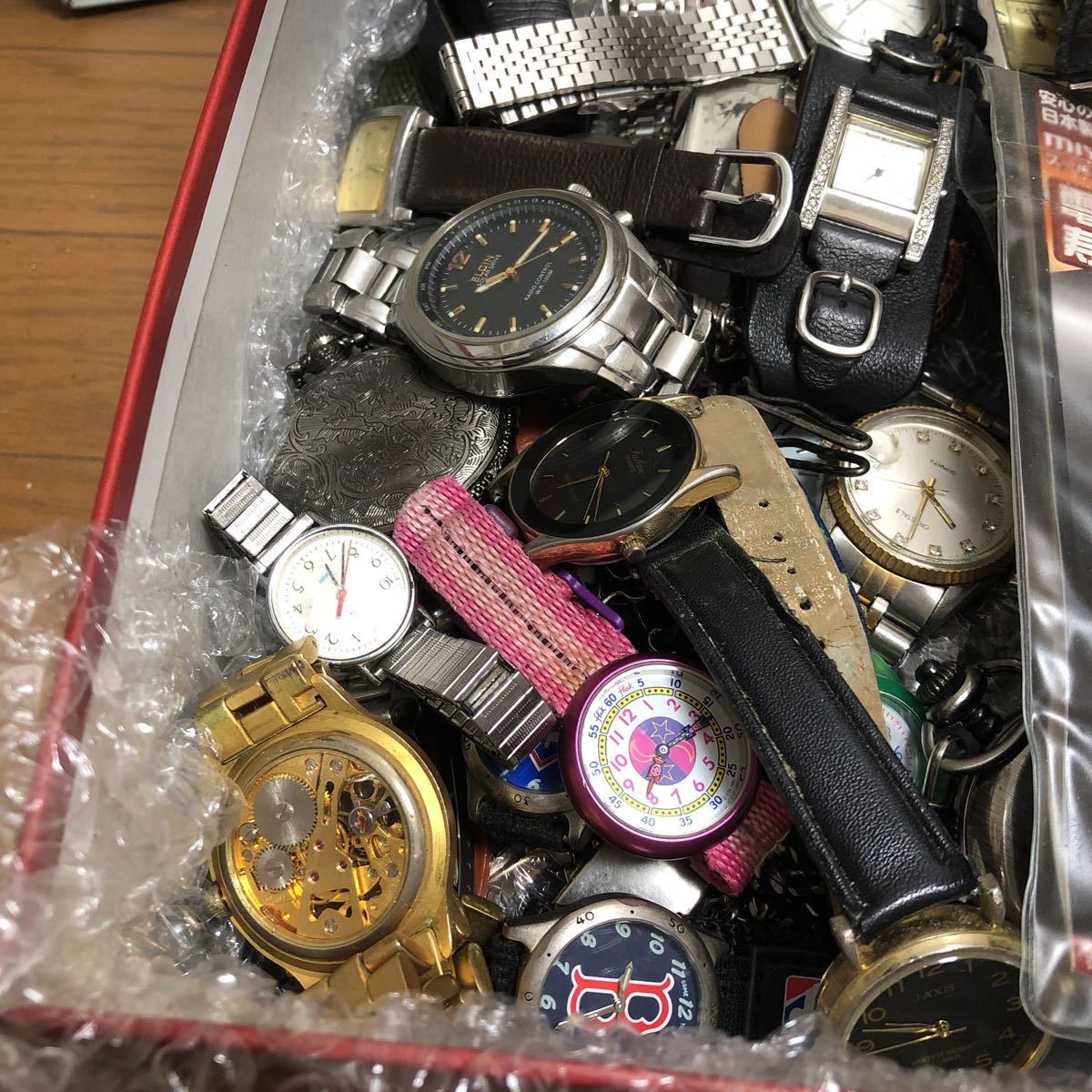 腕時計 大量出品 ジャンク SEIKO シチズン ELGIN GUESS TIMEX DKNY 