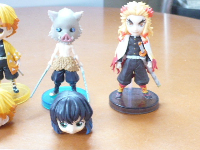 鬼滅の刃23巻　フィギュアセット 竈門炭治郎 煉獄杏寿郎 嘴平伊之助 我妻善逸 _3