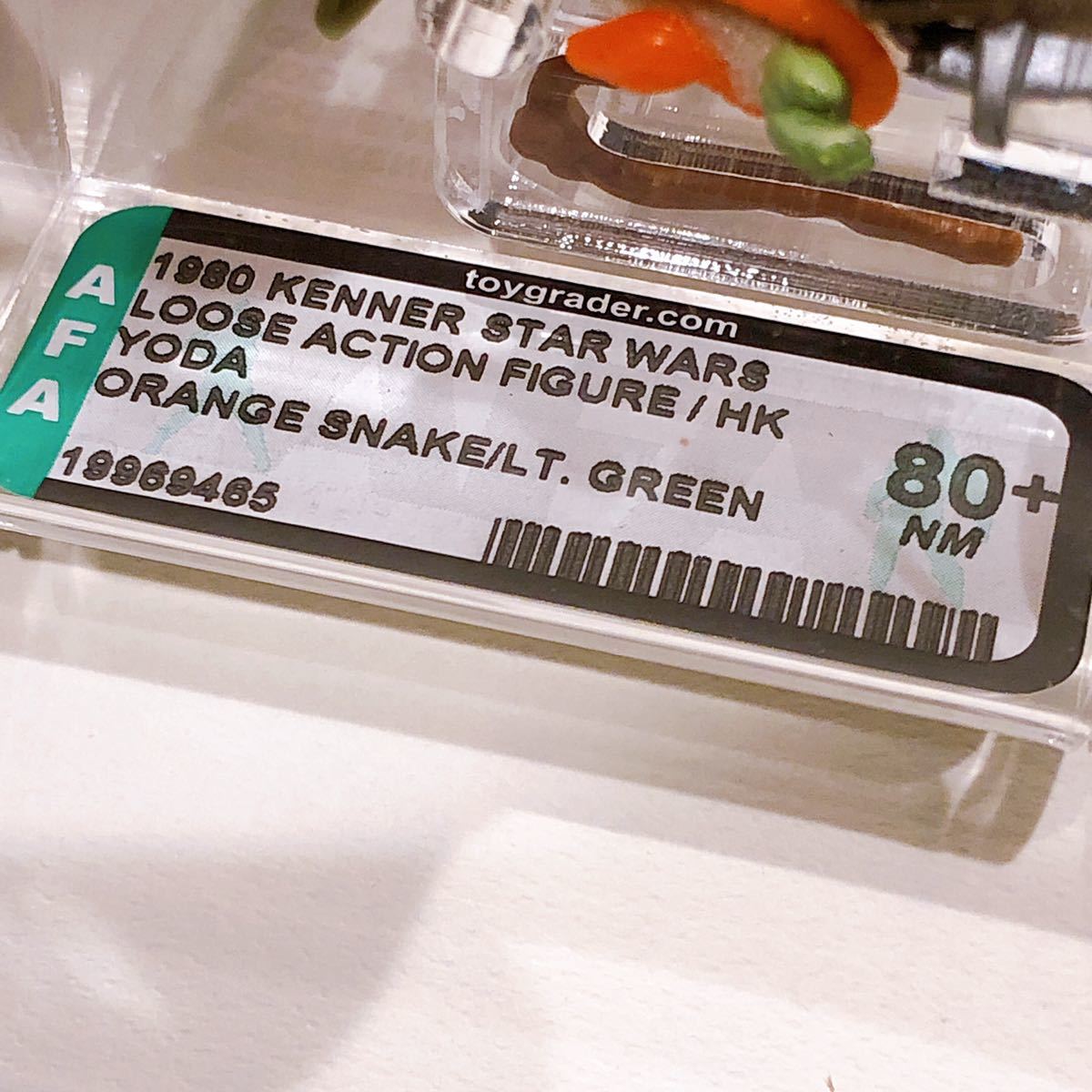 ★激レア★1円スタート★ スターウォーズ　オールドケナー YODA ヨーダ　1980年 AFA鑑定 80＋ STAR WARS フィギュア　ヴィンテージ　ケナー_7