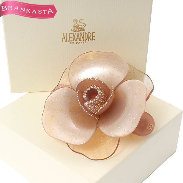 ALEXANDRE DE PARIS アレクサンドル ドゥ パリ カメリア バレッタ