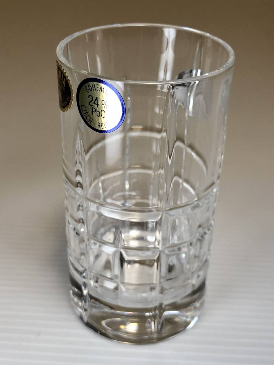 Elbe Crystal Bohemia ボヘミア クリスタル グラス 5つセット 小ぶり チェイサー ビアグラス 麦茶 ホームパーティー クリスタルガラス 売買されたオークション情報 Yahooの商品情報をアーカイブ公開 オークファン Aucfan Com