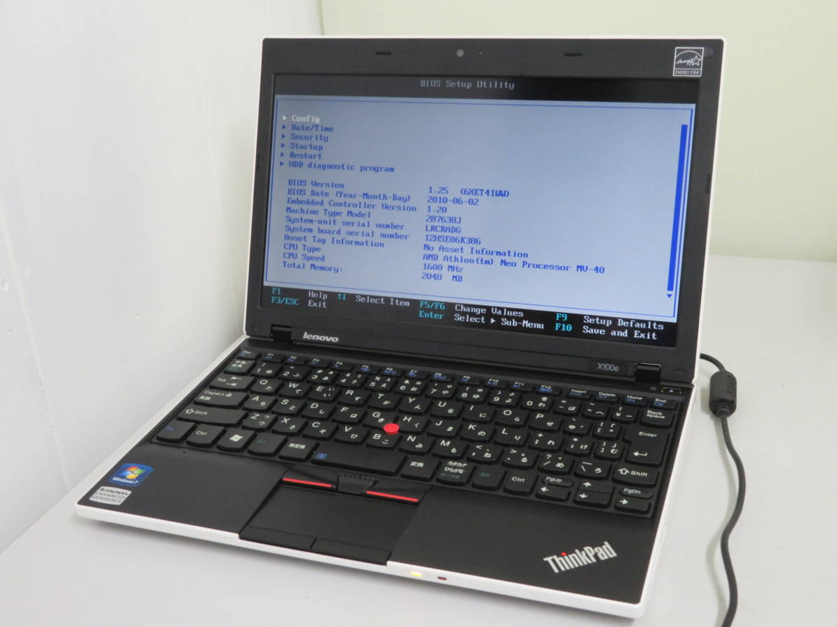 ThinkPad薄型Corei5ノートパソコンX240純正Lenovo電源アダプタ付属20AL