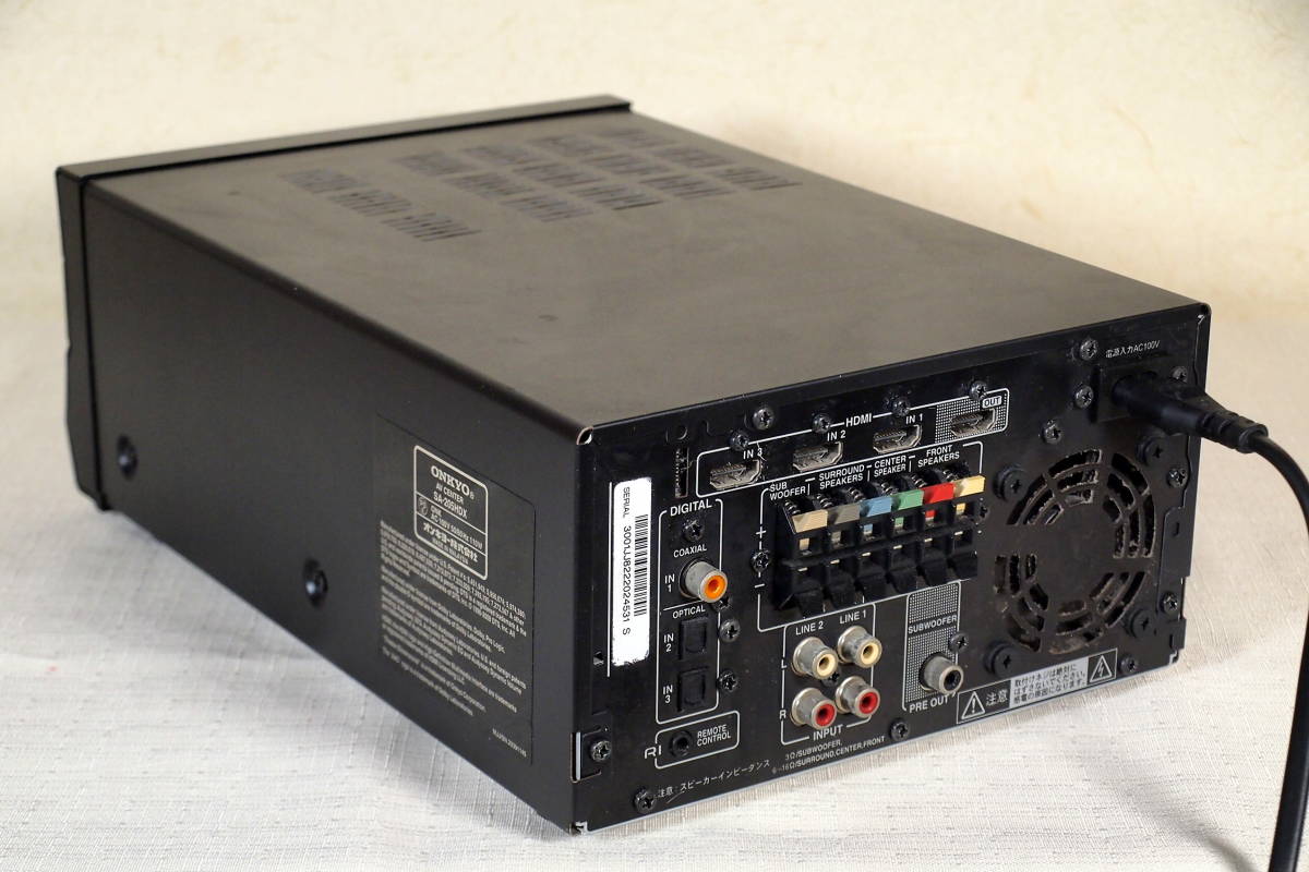 SA-205HDX 5.1ch対応AVアンプ リモコン/スピーカーケーブル付き