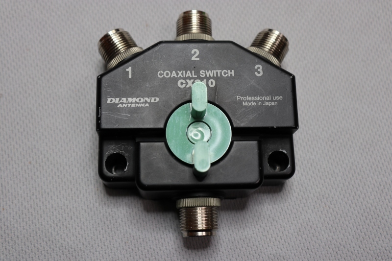 DIAMOND CX310N　同軸切替器　1回路3接点（N型端子）　保管・美品・正常動作品
