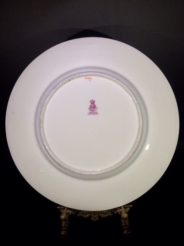 迎賓館＞ミントンティファニー 22－24金 ディナープレート 洋館所蔵品 