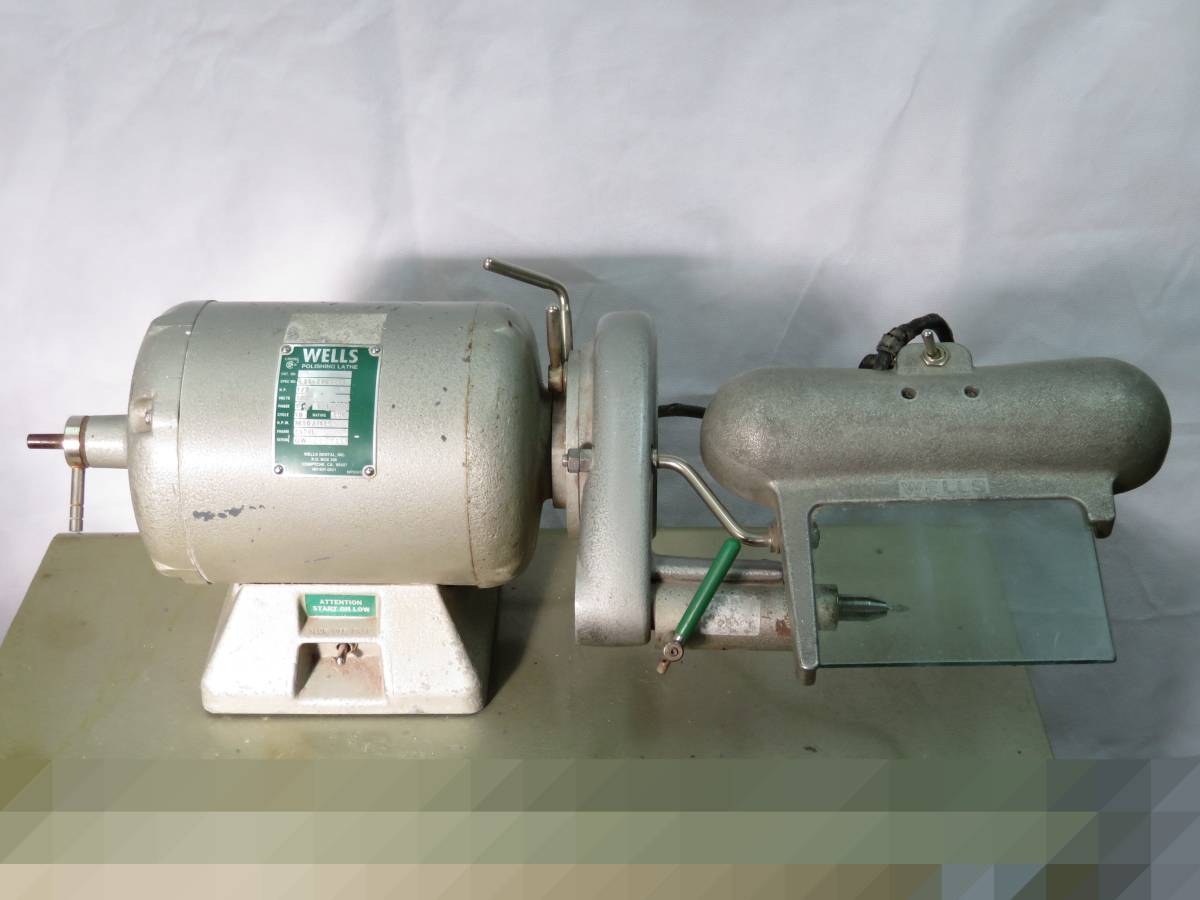 [E030] WELLS POLISHING LATHE 歯科技工 レーズ 動作良好_1