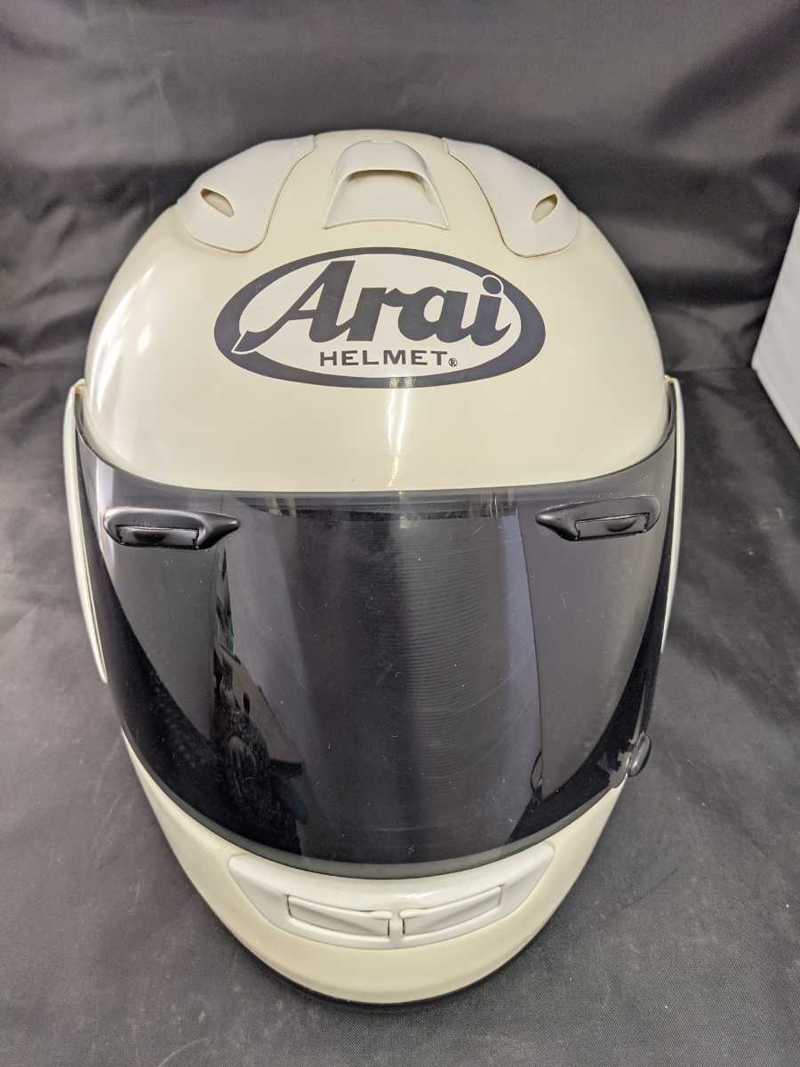 Arai RX-7 Ⅲ アライ ヘルメット フルフェイス ホワイト 白色 中古品