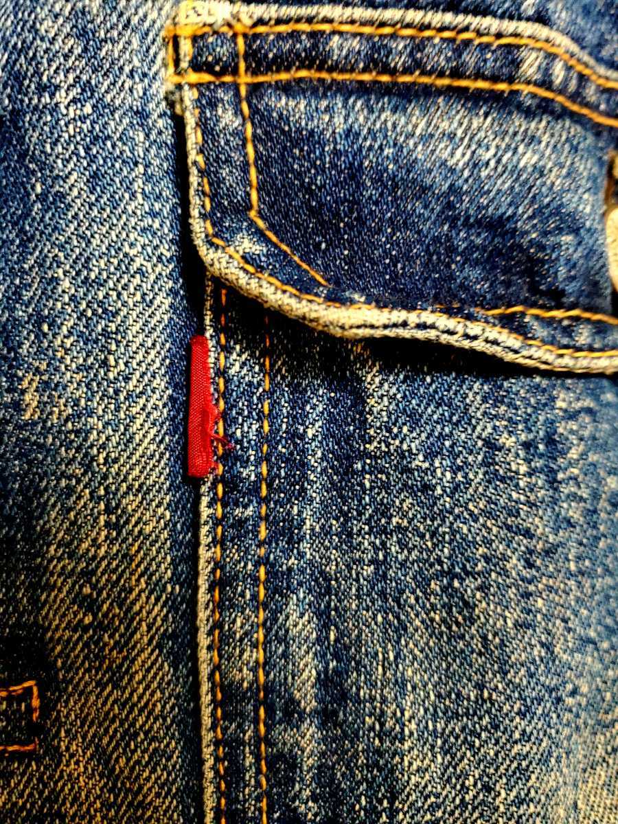 1950's～ LEVI'S 507XX 片面 ハギ有 レザーパッチ leather リーバイス