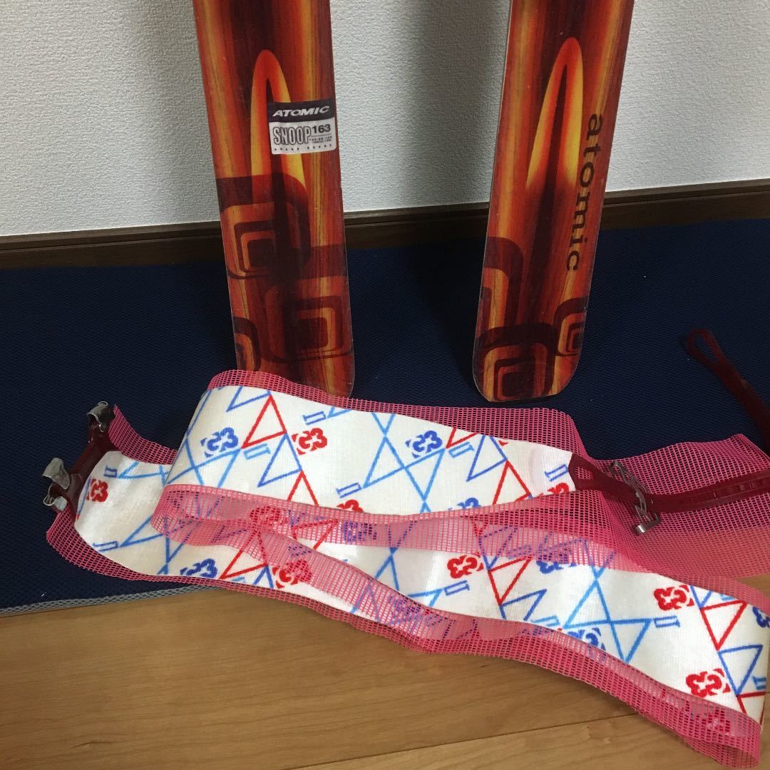 ATOMIC アトミック スヌープ163 テレマークスキー　シール付き_6