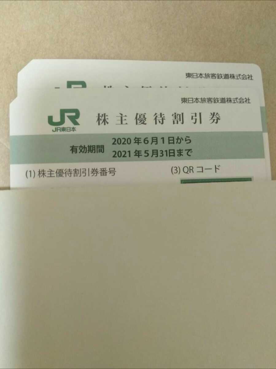 JR東日本 株主優待割引券 2021年5月31日まで 5枚