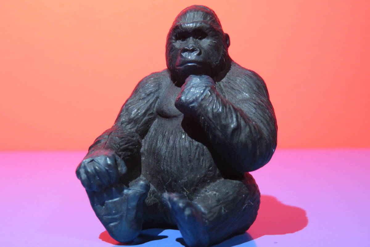 ミニチュアプラネット エイコー動物フィギュア ローランドゴリラ 座り 生き物 売買されたオークション情報 Yahooの商品情報をアーカイブ公開 オークファン Aucfan Com