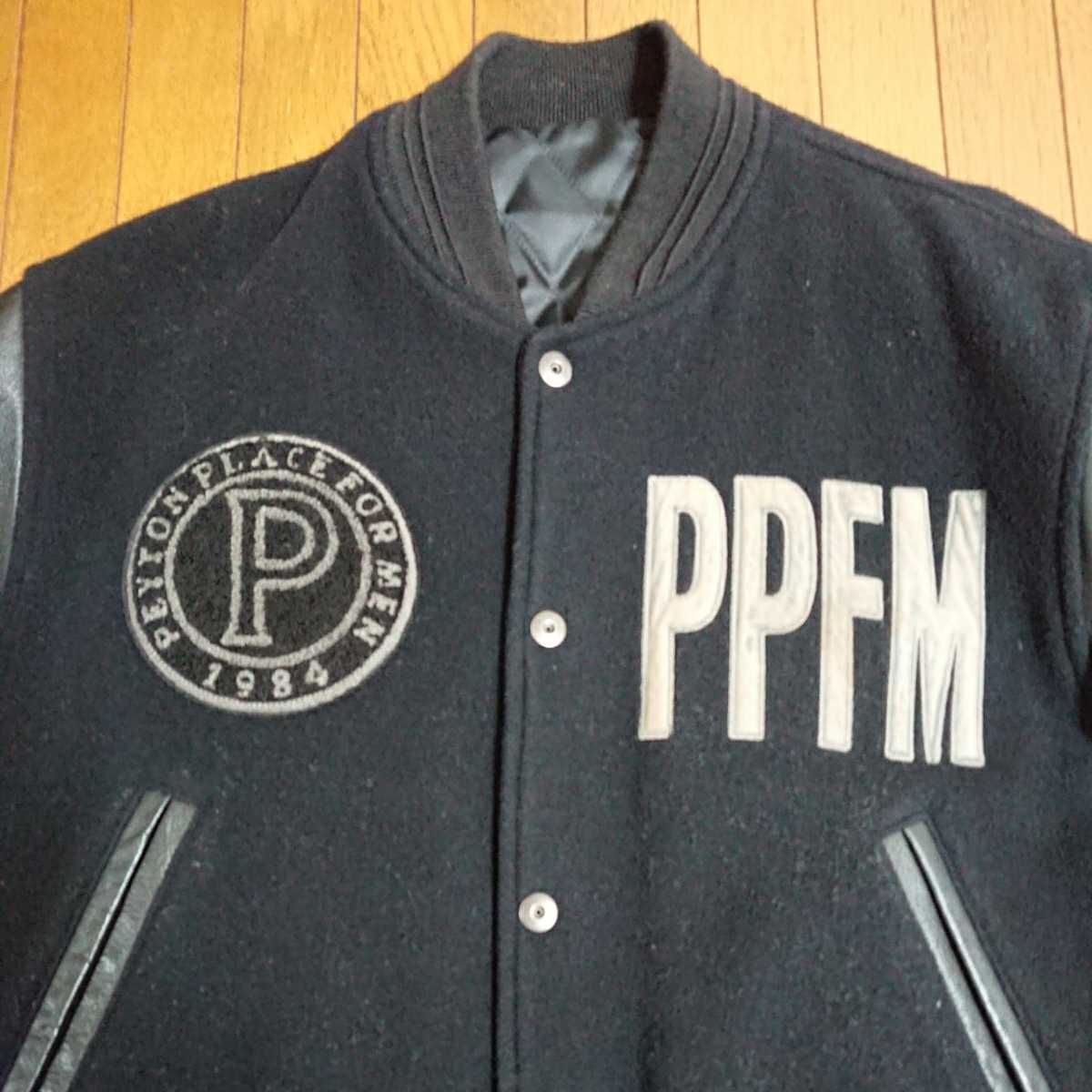ペイトンプレイスフォーメン】PEYTON PLACE FORMEN スタジャン PPFM 袖 