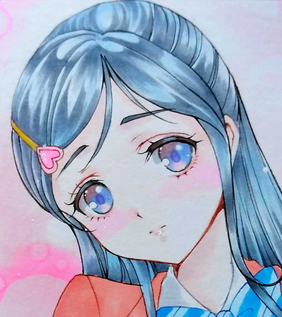 キュアホワイト プリキュア 雪城ほのか 制服 オリジナル 同人 手描きイラスト 色紙 手描きイラスト 売買されたオークション情報 Yahooの商品情報をアーカイブ公開 オークファン Aucfan Com